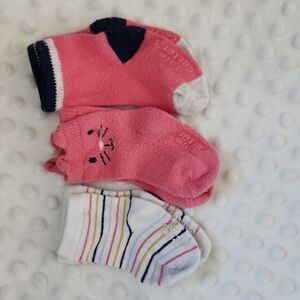 Carters 3-12M Sock Bundle